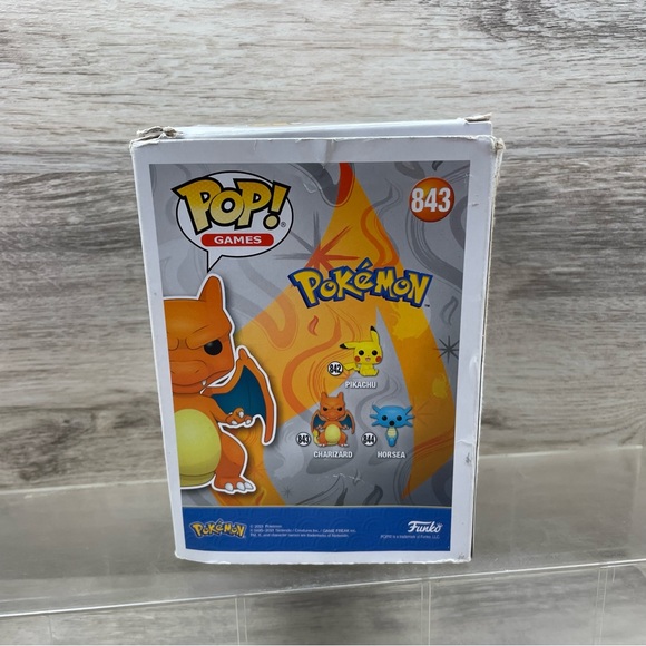 2021 Funko Pop! Vinyl: Pokémon - Charizard #843 *Damaged Box* - Picture 3 of 6